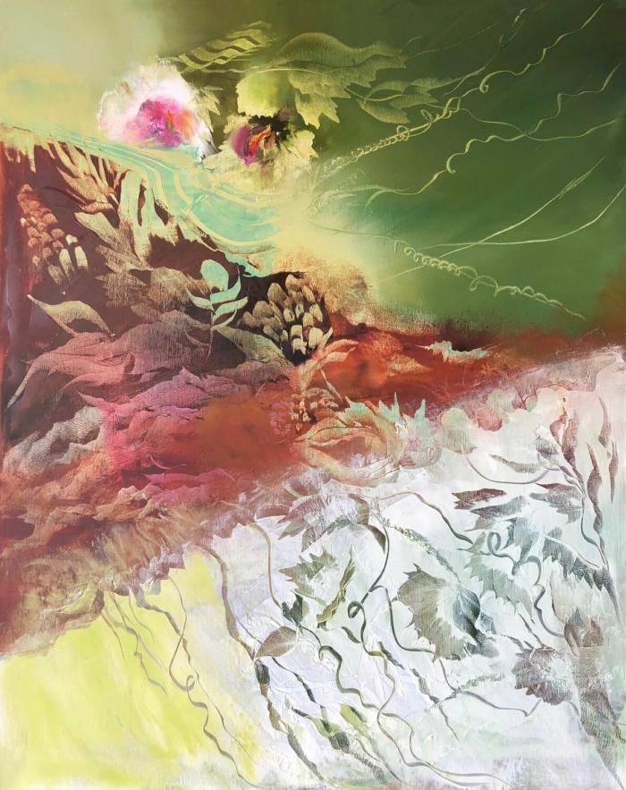Peinture de ; Ludmila Budanov  peintre chypriote