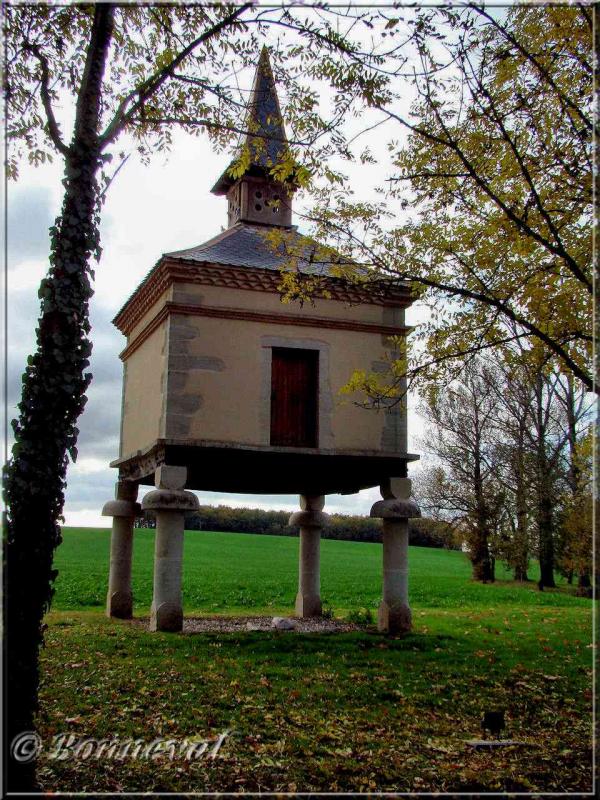 Pigeonnier sur piliers aux environs de Castres Tarn