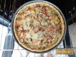 Tarte aux pomme de terre, roquefort et noisettes
