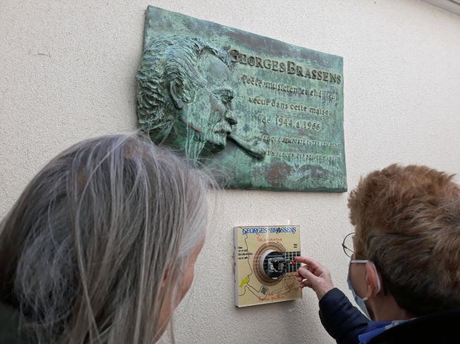 Les maisons de Georges Brassens avec Générations 13