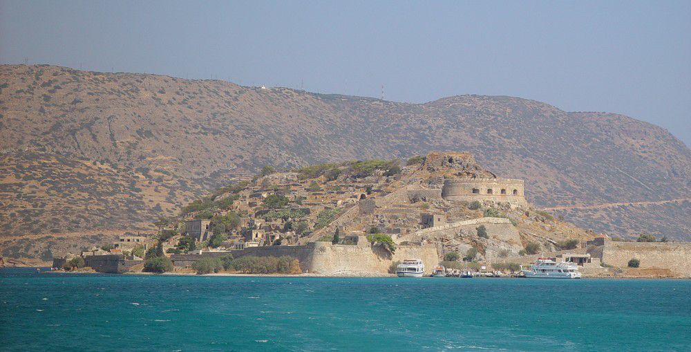 L'île de Spinalonga, en Crète...
