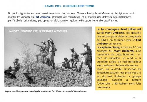 80e Anniversaire de la Campagne d'Erythrée (février-avril1941) - dernier épisode 7 : Et Massoua fut libéré !