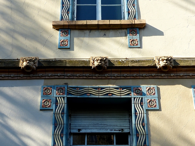 L'immeuble Villeroy & Boch rue Charles Pêtre à Metz...