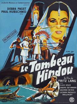 LE TOMBEAU HINDOU BOX OFFICE FRANCE 1959 AFFICHE DE CONSTANTIN BELINSKY
