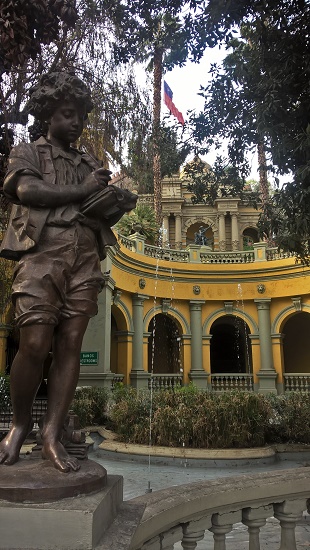 fontaines du cerro santa lucia