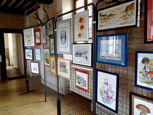 Exposition d'aquarelles à Villiers le Duc...