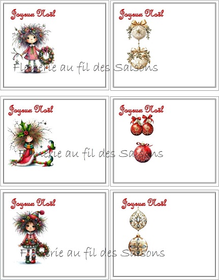 Noël ! Petites cartes ....... (2)