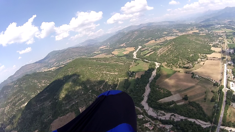 La course avec le vent