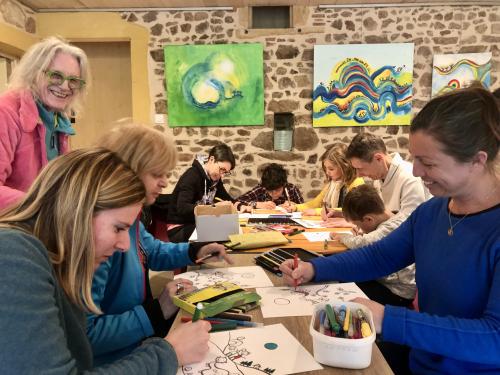 Atelier de coloriage du 25 avril 24