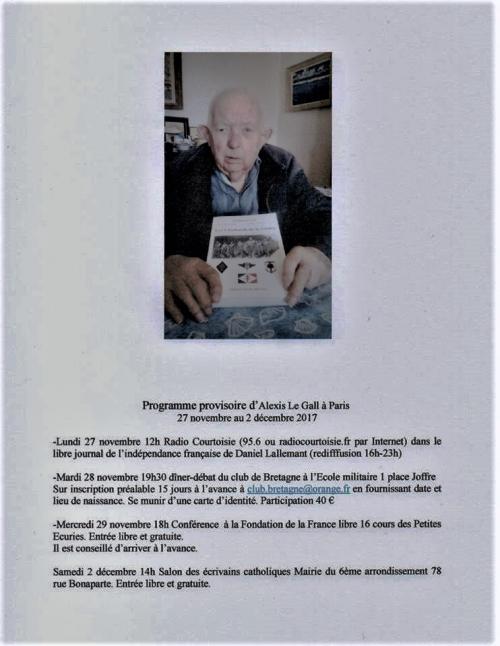 * Interventions de Alexis LE GALL (BM 5, DFL) à Paris 