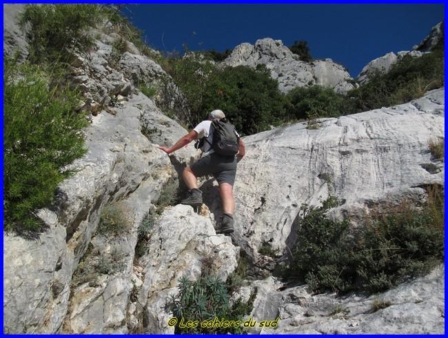 sainte Victoire, le col Saint Ser, le vallon de Bramefan