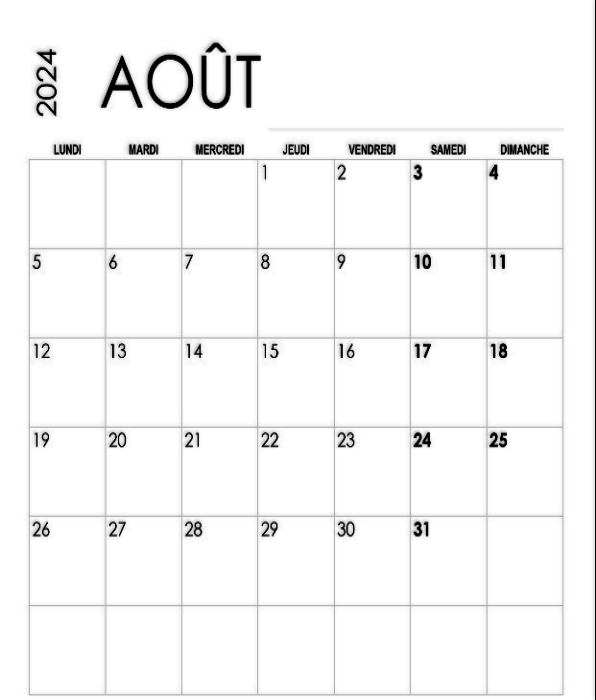 Août 2024 série 5