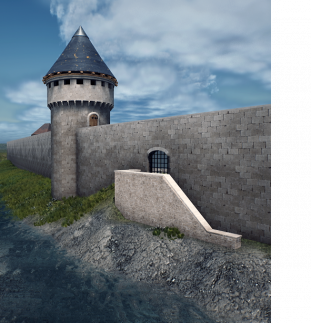 LES REMPARTS DE CAEN (Calvados)