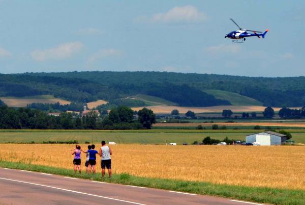 Le passage du Tour de France à Courcelles