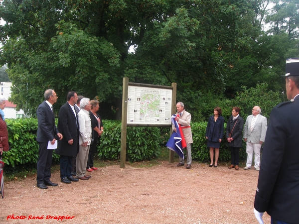René Drappier a assisté aux cérémonies en hommage à la Libération de notre territoire : à Villotte, Maisey et Châtillon sur Seine