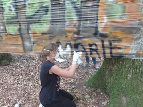 Tom et Marie, graffeurs