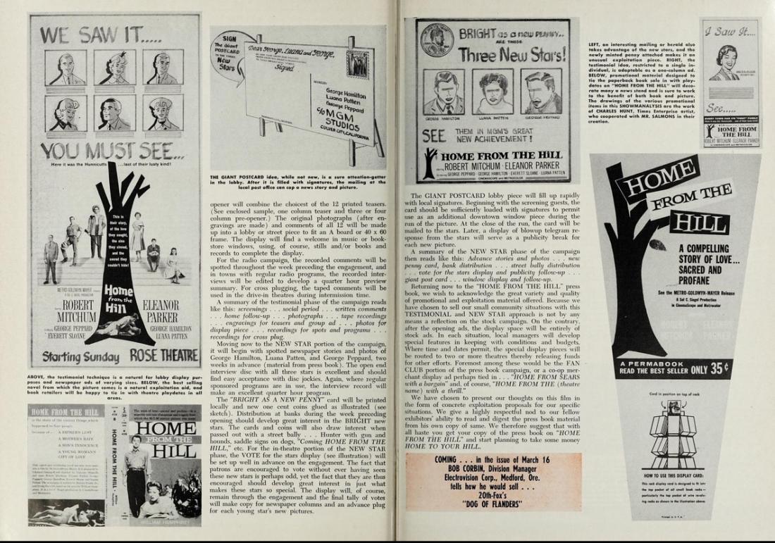 BOX OFFICE USA DU 2 MARS 1960 AU 8 MARS 1960