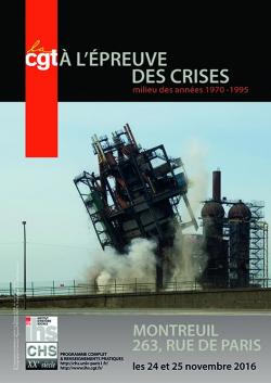colloque La CGT à épreuve des crises • 1970-1995