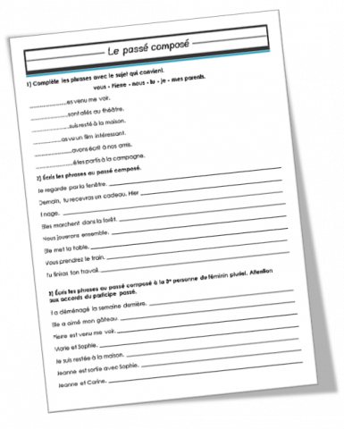Le passé composé