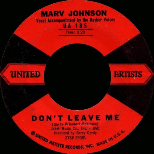 Marv Johnson : Album " Early Classics " United Artists Records ‎LBR 1008 [ UK ]