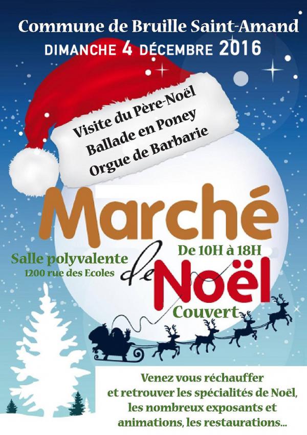 Marché de Noël, à Bruille-Saint-Amand