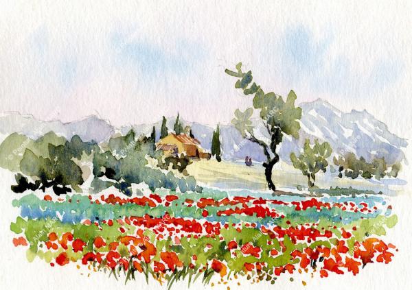 Aquarelles d'Alain Marc