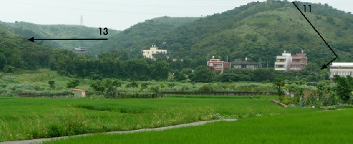 The Tiger hill from Fengwei St.