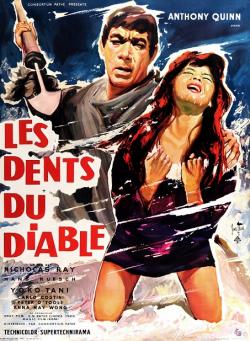 LES DENTS DU DIABLE BOX OFFICE FRANCE 1960 AFFICHE DE YVES THOS