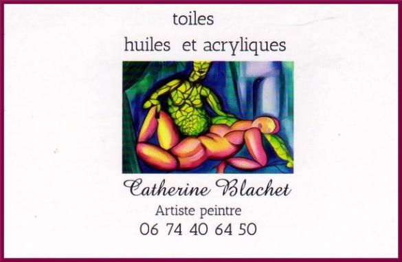 Catherine Blachet présente son exposition de peintures "Homo Natura" au bar associatif "La Coquille"
