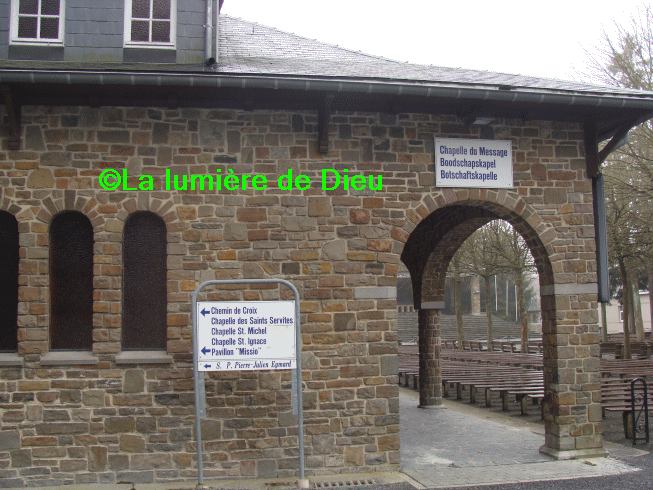 Banneux : la chapelle du message