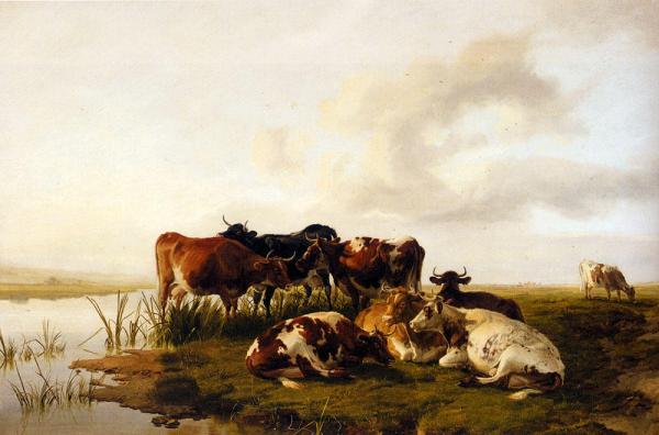 Peinture de :Thomas Sidney Cooper 