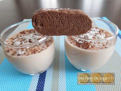 Crème dessert au Bounty