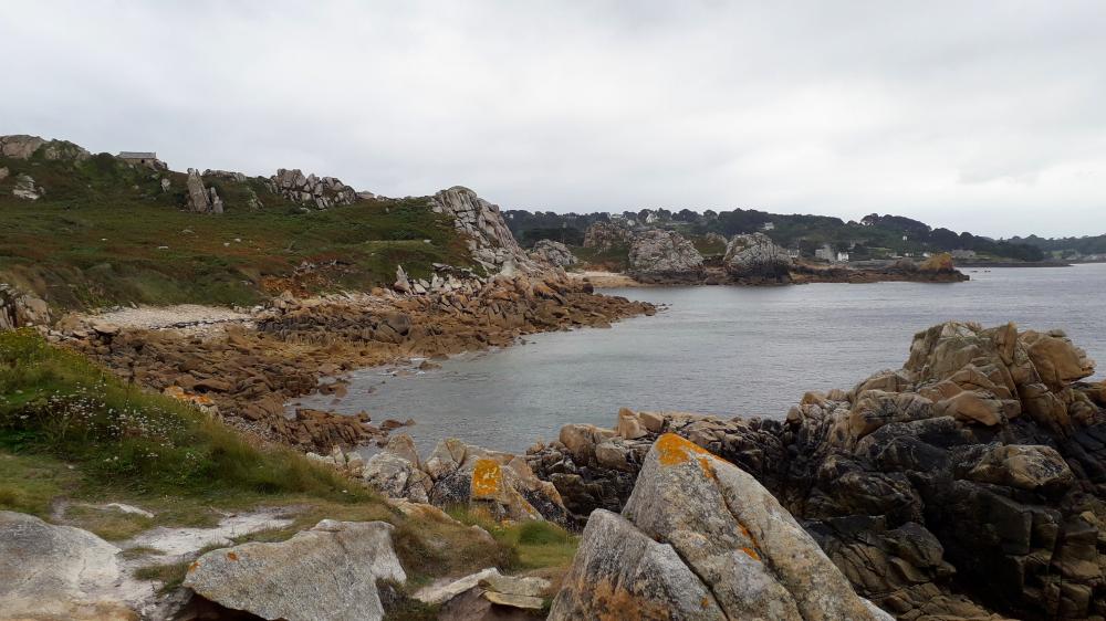  balade  dans les rochers de Primel   (fin 