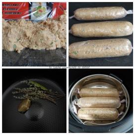 SAUCISSON AU THON A LA MOUTARDE,COOKEO