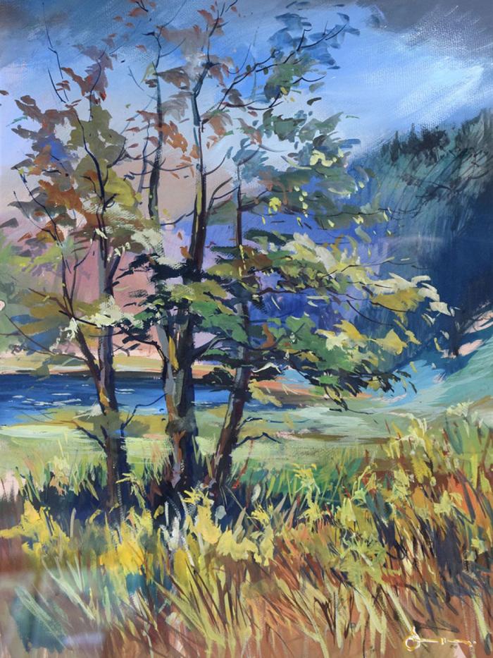 Peinture de Théophile Steffen peintre luxembourgeois