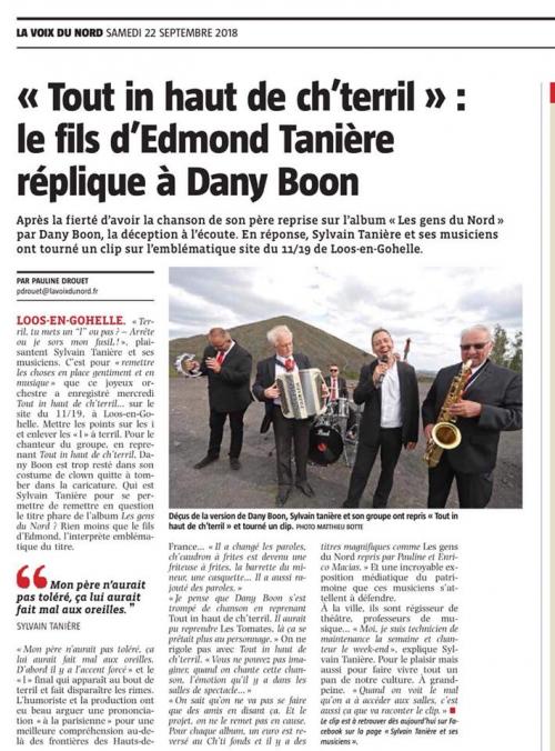 Article de la voix du Nord
