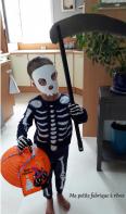 Déguisement Halloween carnaval squelette Escape Game d'Halloween maison