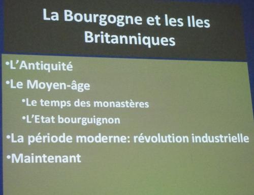 La Bourgogne et les îles britanniques