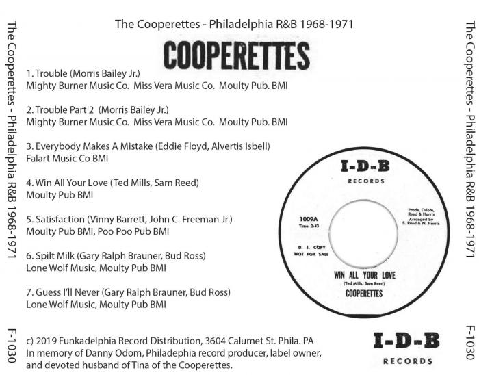 The Cooperettes : CD " Shing-A-Ling " Soul Bag Records DP 192 [ FR ]