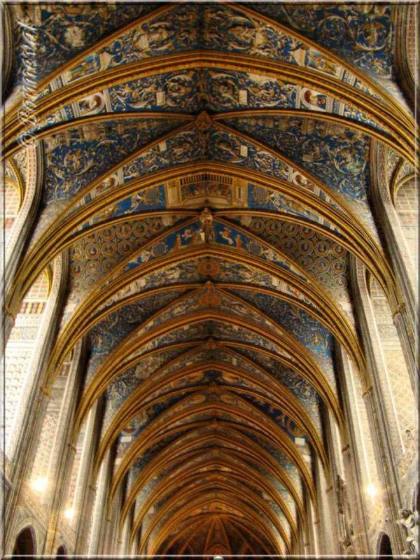 Cathédrale Sainte-Cécile d'Albi Grande Voûte de la Nef