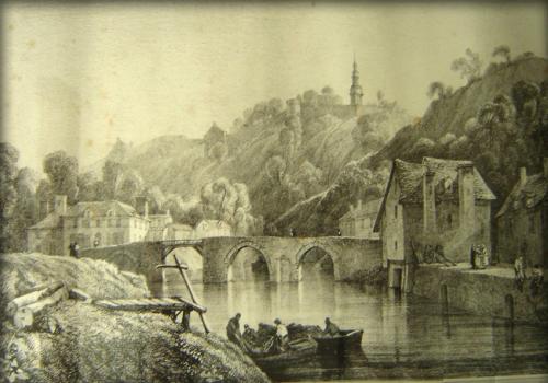 -Les Tableaux peints du Pont à Dinan. 