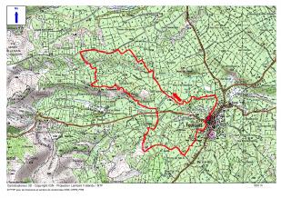 Les Chemins d'Adrienne depuis Fourques 