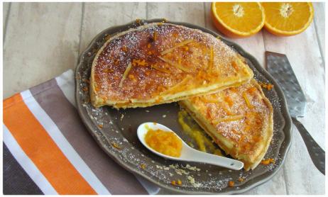 TARTE À L'ORANGE ET À LA RICOTTA