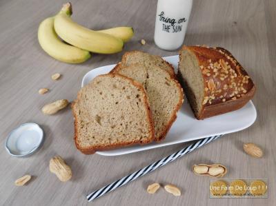 Cake banane & beurre de cacahuète