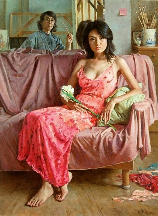 Peinture de : Guan Zeju