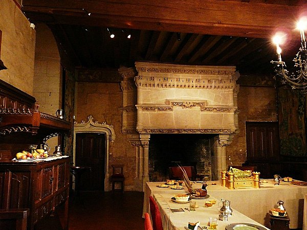 Château de Langeais - salle du banquet