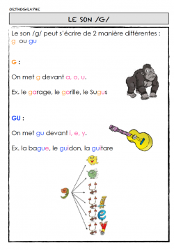 Les sons /g/ et [ʒ]