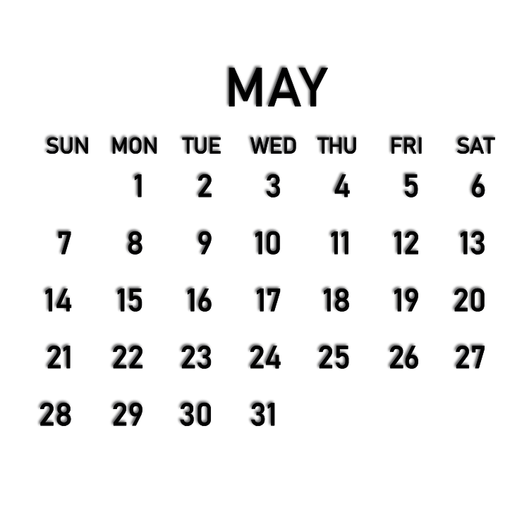 Calendrier Mai 2023