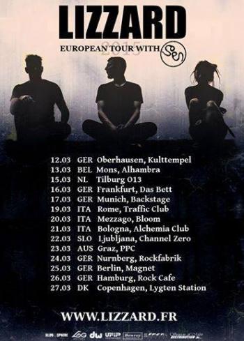 LIZZARD_European Tour 2015 with SOEN