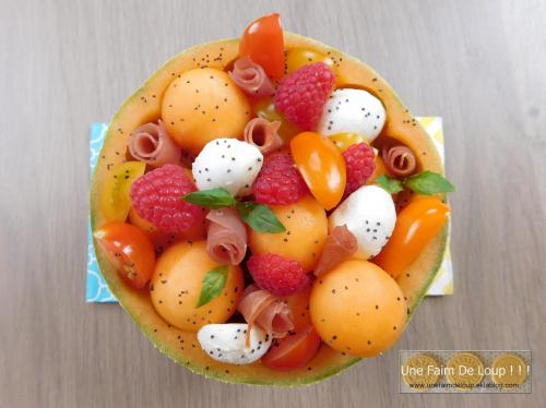 Salade de melon sucrée / salée